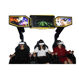 Amusement Park Indoor VR Games Zone Roller Coaster Soft Leather Seats Comfortable