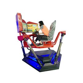 3 Screen 9D Virtual Reality Race Car Driving Simulator For Indoor Amusement
