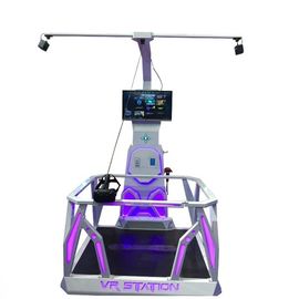 Amusement Park Virtual Reality Shooting Simulator Standing Platform Customized Color