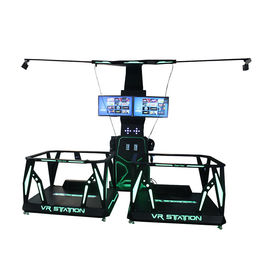 2 Person 9D VR Walking Station Space Platform 24 Inch Display For Theme Park