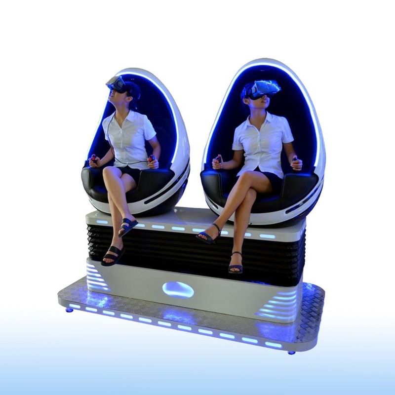 Commercial VR Motion Chair 2 Seats Small Amusement Rides Electric System