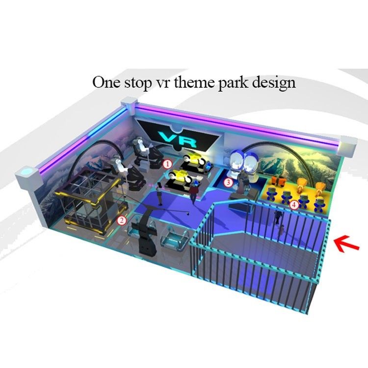 One Stop Design VR Theme Park  Equipment , Virtual Reality Amusement Park