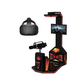 220V 0.8KW Virtual Reality Shooting Simulator , 9D Virtual Reality Shooting Games