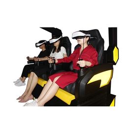 Amusement Park Indoor VR Games Zone Roller Coaster Soft Leather Seats Comfortable