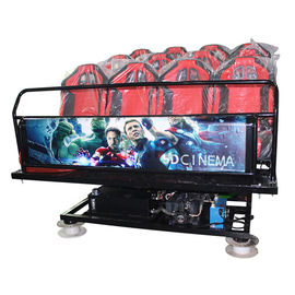 5D 7D 9D 12D Virtual Reality Cinema 4 6 9 12 Seats For Amusement Park