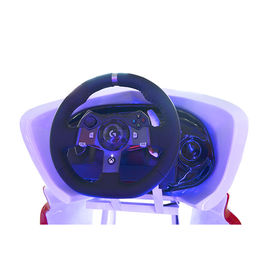 Great Fun VR Car Racing Simulator 32 Inch Display Screen 2 Sensors Blue / Red Color