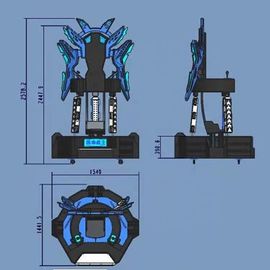 Youngers VR Flight Simulator , Virtual Reality Platform 9D VR Devil Wing