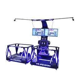 2 Person 9D VR Walking Station Space Platform 24 Inch Display For Theme Park