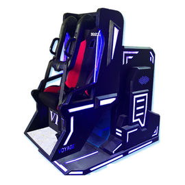 quality Theme Park 9D VR Racing Chair 360 Degree Rotation Interactive Flying Game factory